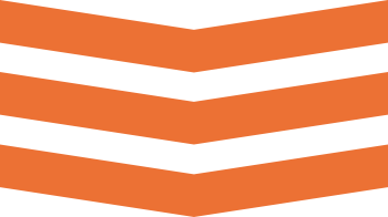 orange chevron design element